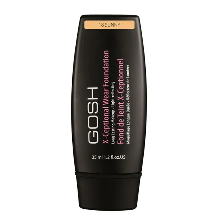 Gosh X-Ceptional Wear Foundation Long Lasting Makeup 18 Sunny 35ml - By Mio Perfumería