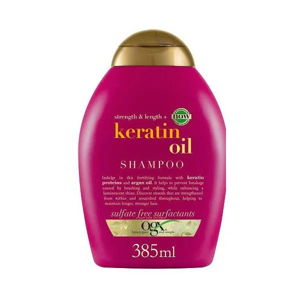 Ogx Keratin Oil Anti-Breakage Hair Shampoo 385ml - By Mio Perfumería