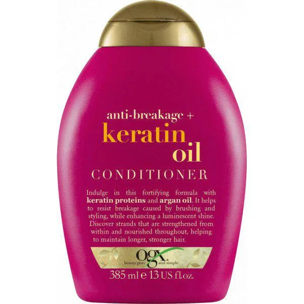 Ogx Keratin Oil Anti-Breakage Hair Conditioner 385ml - By Mio Perfumería