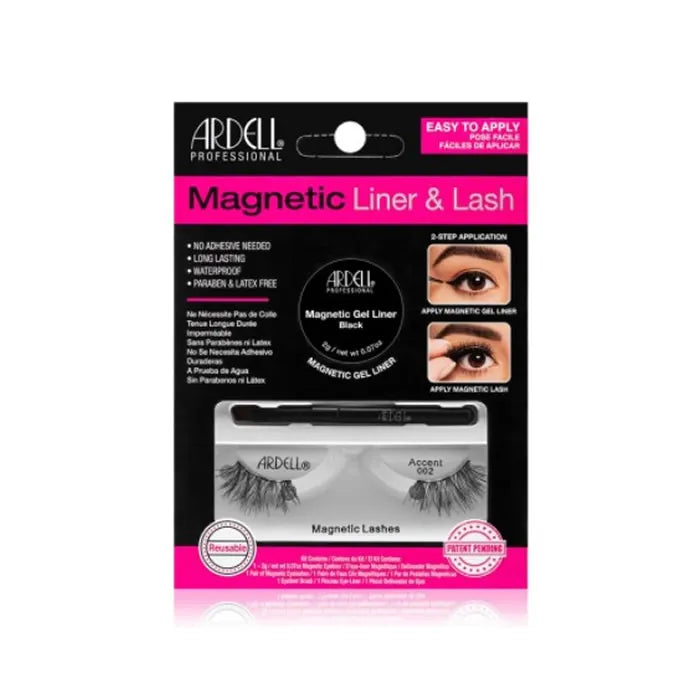 Ardell Magnetic Liner & Lash False Eyelashes Accent 002 - By Mio Perfumería