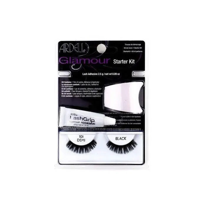 Ardell Glamour Lashes 101 Demi Black Set 3 Pieces - By Mio Perfumería