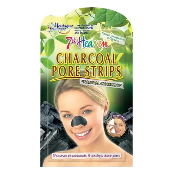 Montagne Jeunesse Charcoal Pore Strips 3 Units - By Mio Perfumería