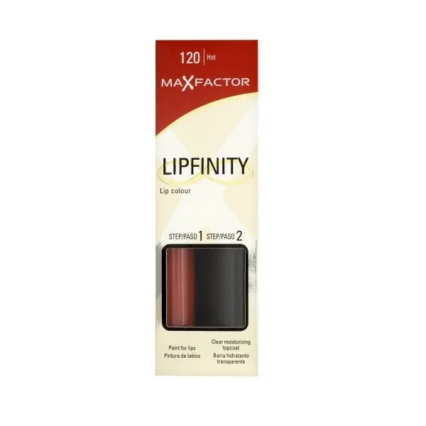 Max Factor Lipfinity Lip Colour 120 Hot - By Mio Perfumería