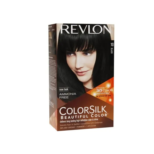 Revlon Colorsilk Ammonia Free 10 Black - By Mio Perfumería