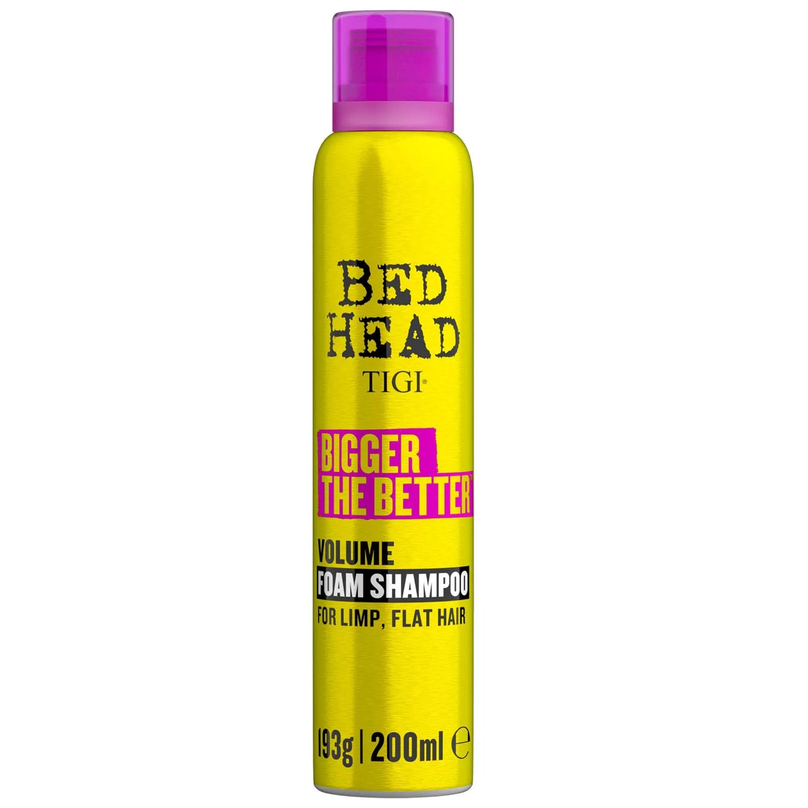 Tigi Bed Head Bigger The Better Volume Foam Shampoo 200ml - By Mio Perfumería