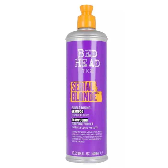 Tigi Bed Head Serial Blonde Purple Toning Shampoo 400ml - By Mio Perfumería