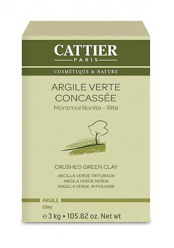 Cattier Paris Arcilla Verde Triturada 3kg - By Mio Perfumería