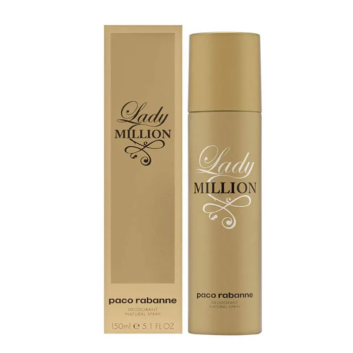 Paco Rabanne Lady Million Deodorant Spray 150ml - By Mio Perfumería