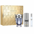 Paco Rabanne Invictus Eau De Toilette Spray 100ml Set 3 Pieces - By Mio Perfumería