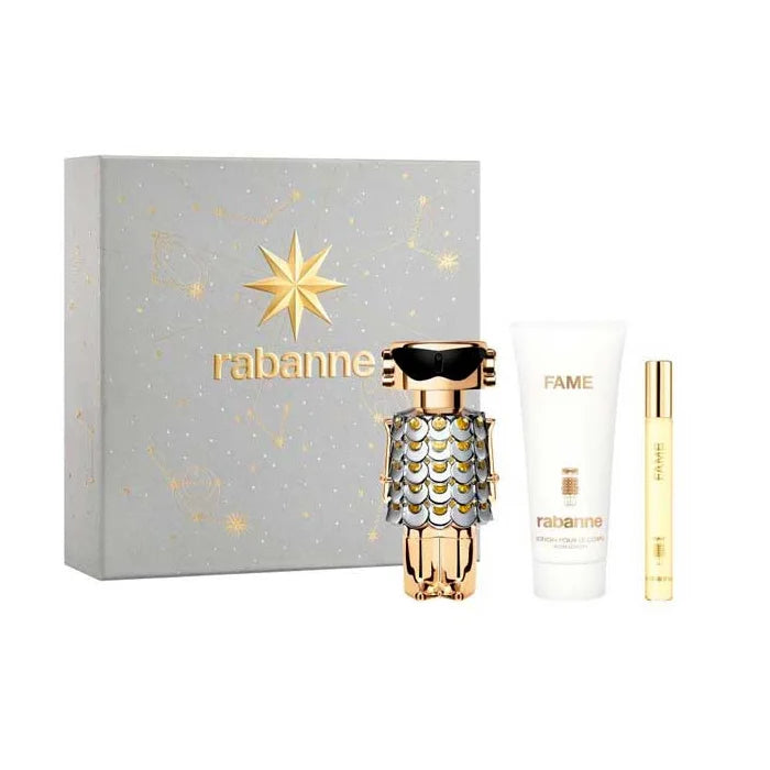 Paco Rabanne Fame Eau De Perfume Spray 50ml Set 3 Pieces - By Mio Perfumería
