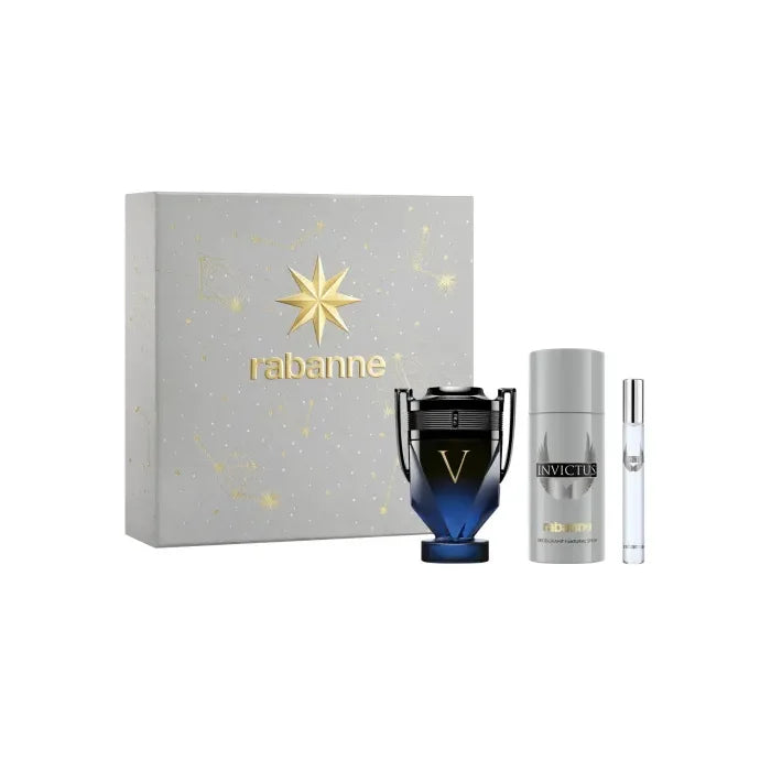 Rabanne Invictus Victory Elixir Eau De Perfume Spray 100ml Set 3 Pieces - By Mio Perfumería