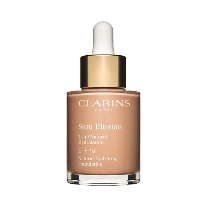 Clarins Skin Illusion Natural Hydrating Foundation Spf15 107 Beige 30ml - By Mio Perfumería