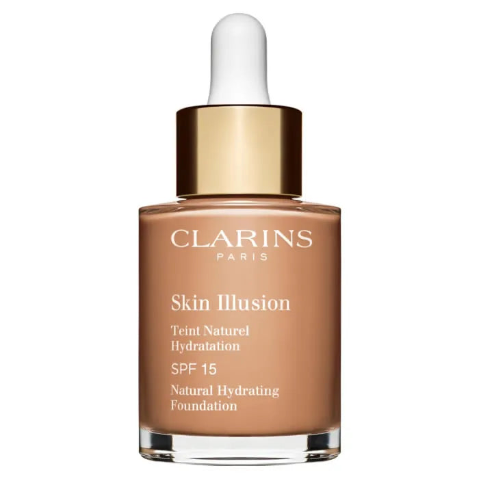 Clarins Skin Illusion Natural Hydrating Foundation Spf15 112 Amber 30ml - By Mio Perfumería