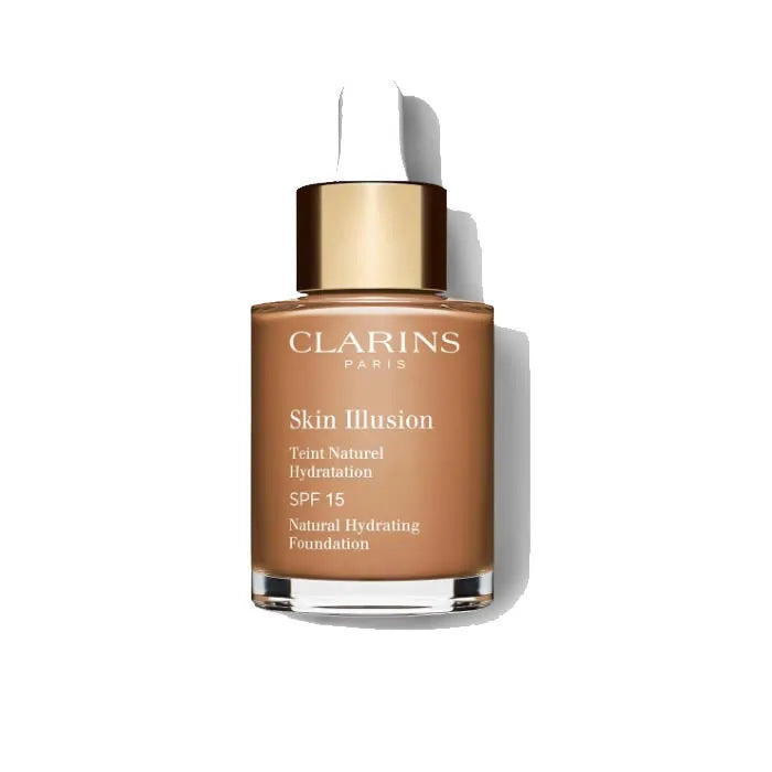 Clarins Skin Illusion Natural Hydrating Foundation Spf15 113 Chestnut 30ml - By Mio Perfumería