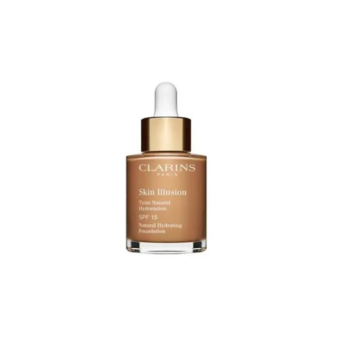 Clarins Skin Illusion Natural Hydrating Foundation Spf15 114 Cappuccino 30ml - By Mio Perfumería