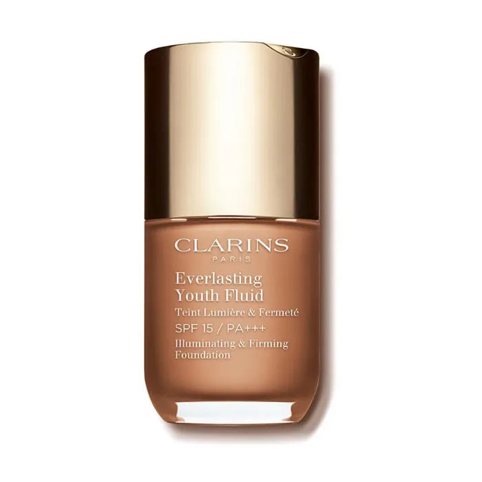 Clarins Everlasting Youth Fluid Foundation Spf15 112.3 Sandalwood 30ml - By Mio Perfumería