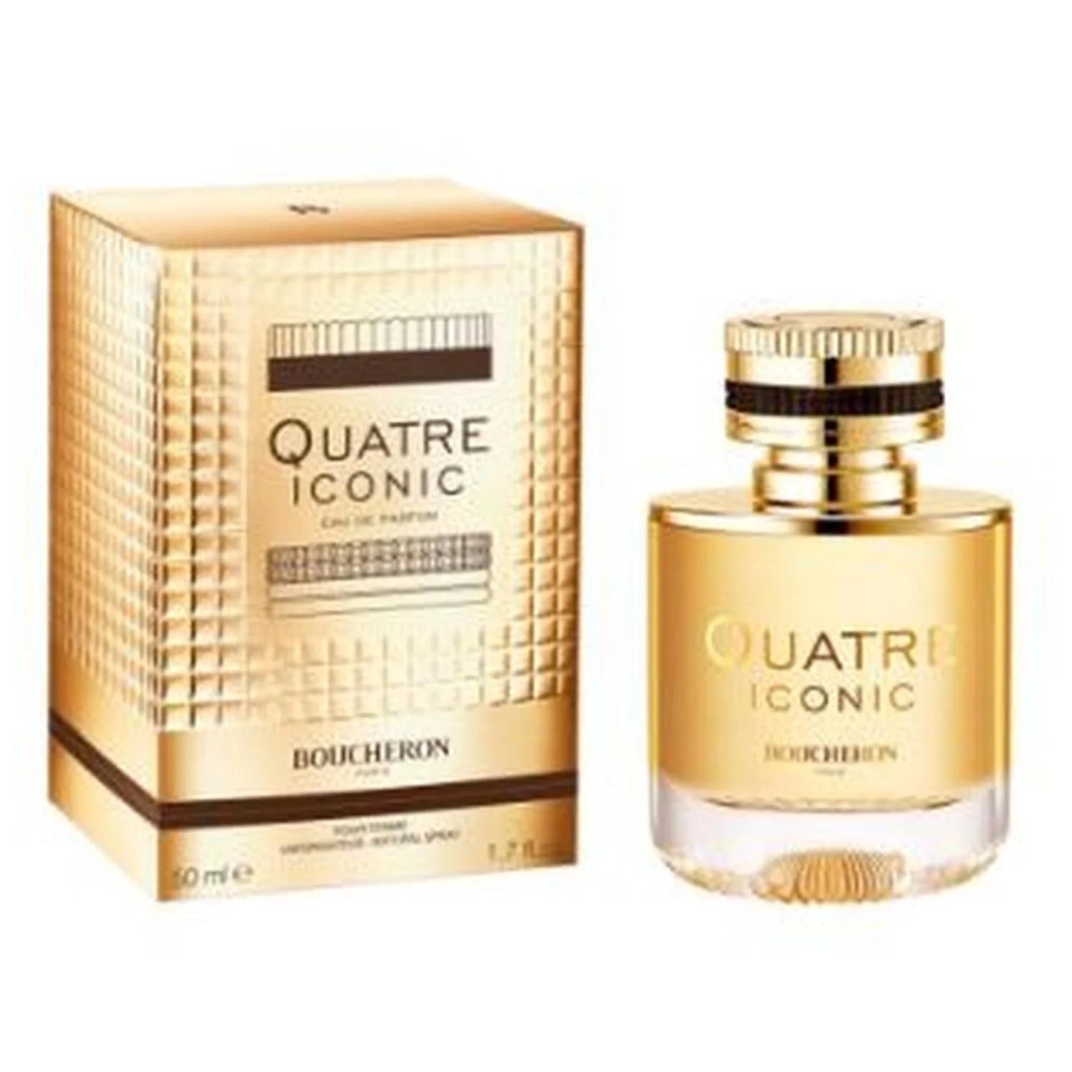Boucheron Quatr Iconic Eau De Parfum Pour Femme 50ml Spray - By Mio Perfumería