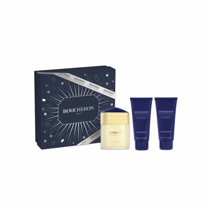 Boucheron Homme Eau De Parfum Spray 100ml Set 3 Pieces - By Mio Perfumería