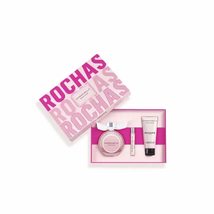 Rochas Mademoiselle Eau De Parfum Spray 90ml Set 3 Pieces - By Mio Perfumería