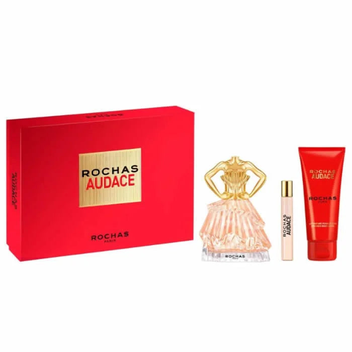 Rochas Audace Eau De Perfume Spray 90ml Set 3 Pieces - By Mio Perfumería