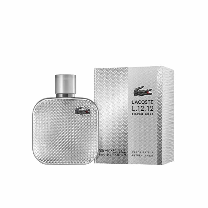 Lacoste L.12.12 Silver Grey Eau De Parfum Spray 100ml - By Mio Perfumería