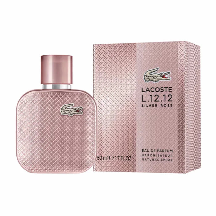 Lacoste L.12.12 Silver Rose Eau De Parfum Spray 50ml - By Mio Perfumería