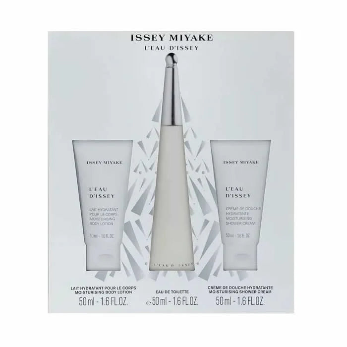 Issey Miyake L'Eau D'Issey Eau De Toilette Spray 50ml Set 3 Pieces - By Mio Perfumería