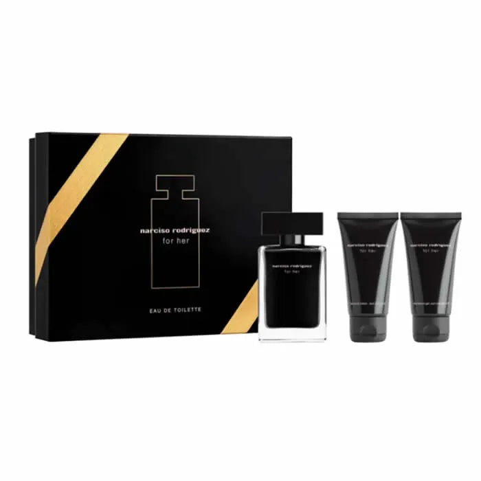 Narciso Rodriguez For Her Eau De Toilette Spray 50ml Set 3 Pieces - By Mio Perfumería