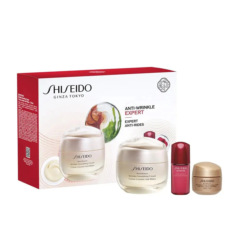 Shiseido Benefiance Wrinkle Smoothing Cream Estuche 3 Piezas