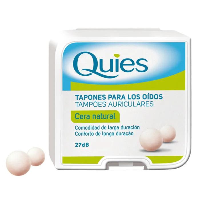 Quies Wax Stoppers 6 Units - By Mio Perfumería