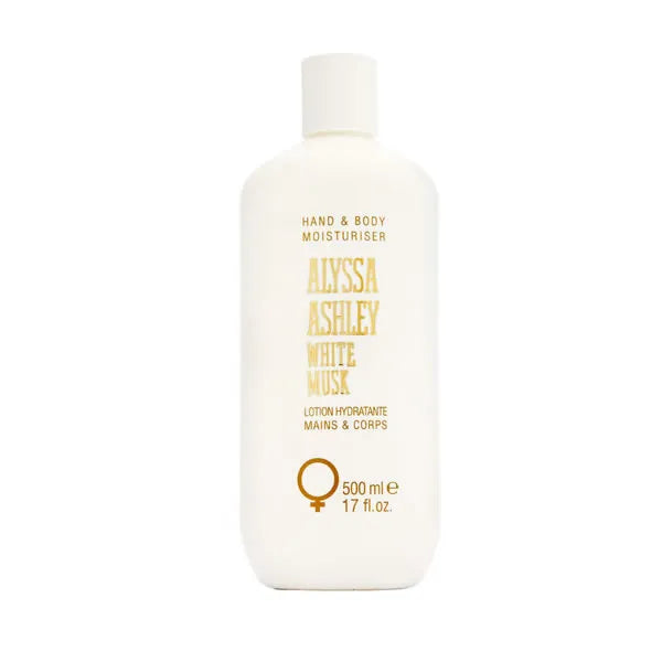 Alyssa Ashley White Musk Hand & Body Moisturiser 500ml - By Mio Perfumería