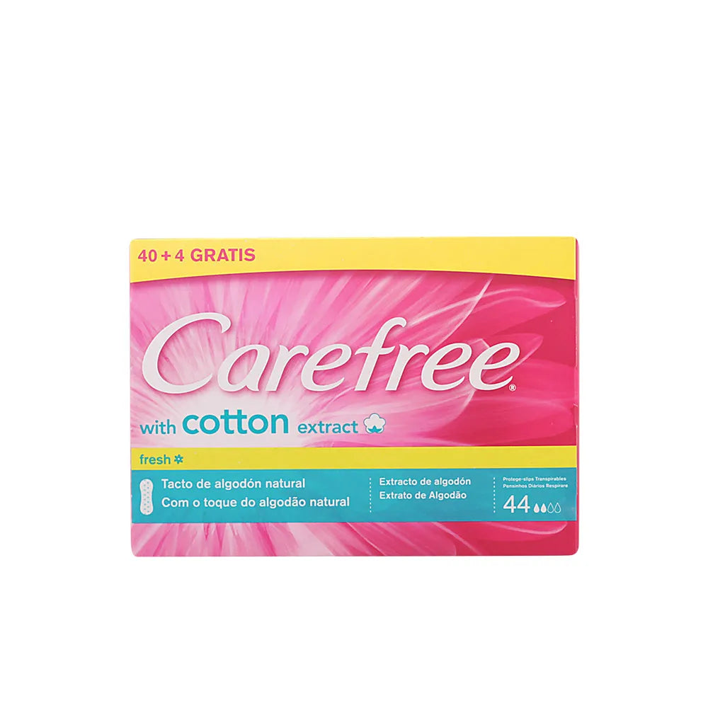 Carefree With Cotton Extract Fresh Pantyliners 44 Units - By Mio Perfumería