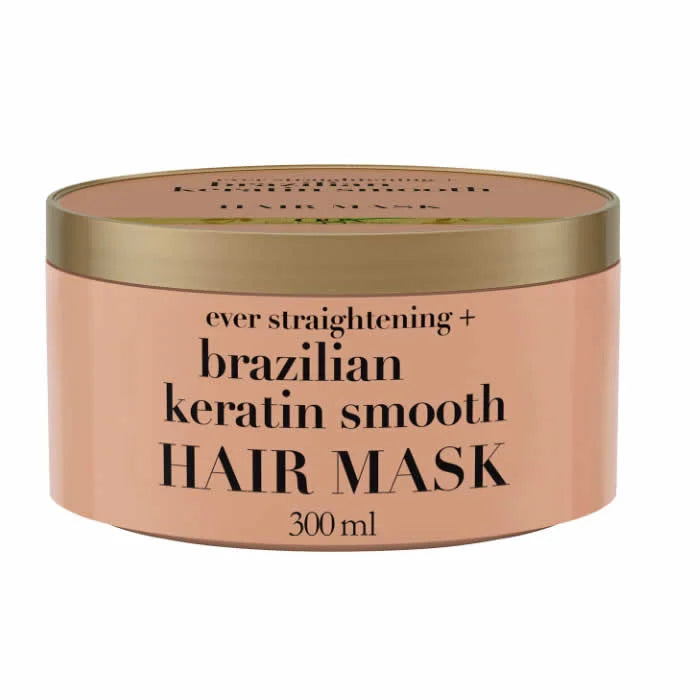 Ogx Brazilian Keratin Smooth Hair Mask 300ml - By Mio Perfumería