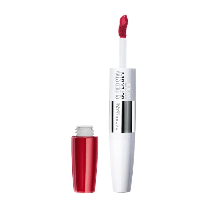 Maybelline Superstay 24 2-Step Liquid Lispstick Makeup 573 Eternal Cherry - By Mio Perfumería