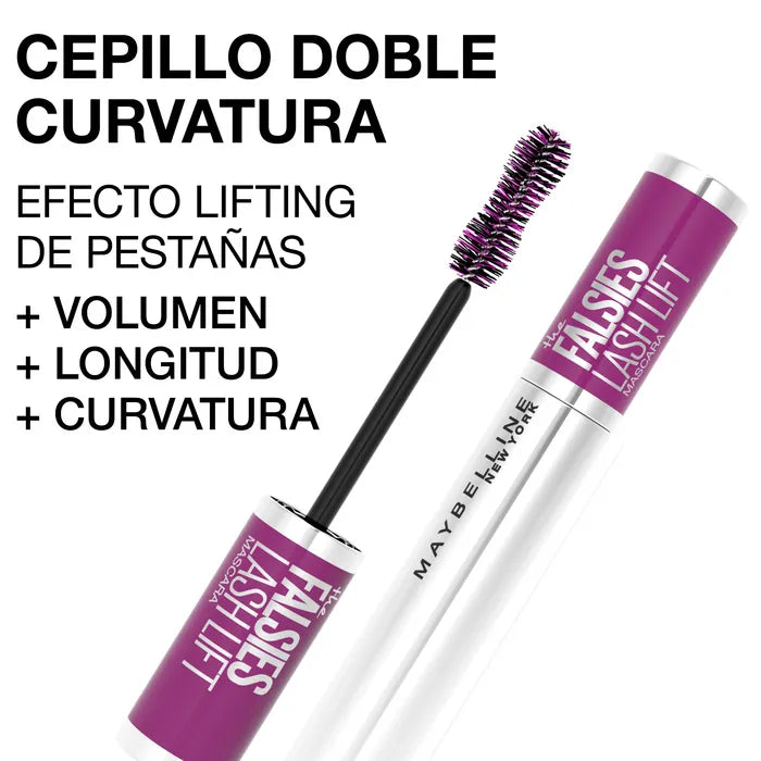 Maybelline The Falsies Lash Lift Washable Mascara 01 Black - By Mio Perfumería