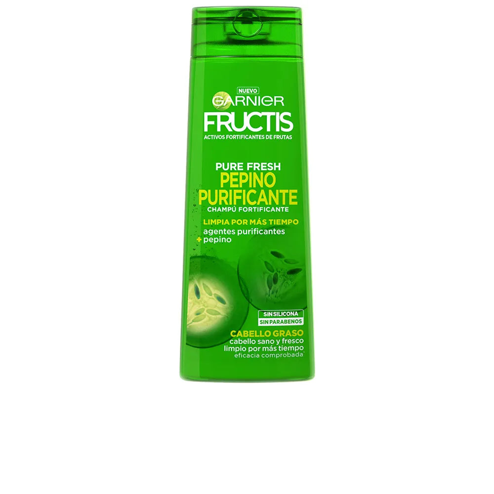 Garnier Fructis Pure Fresh Cucumber Purifying Shampoo 360ml - By Mio Perfumería