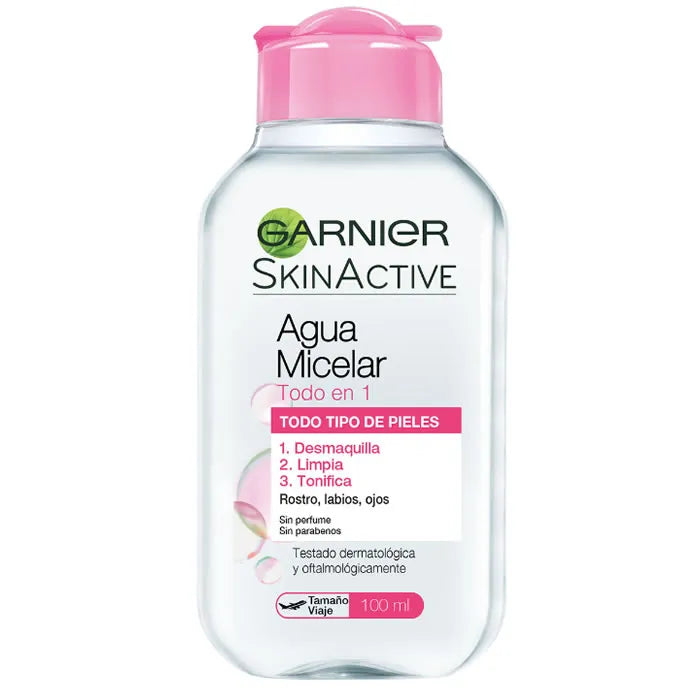 Garnier SkinActive Micellar Water All In 1 Travel Format 100ml - By Mio Perfumería