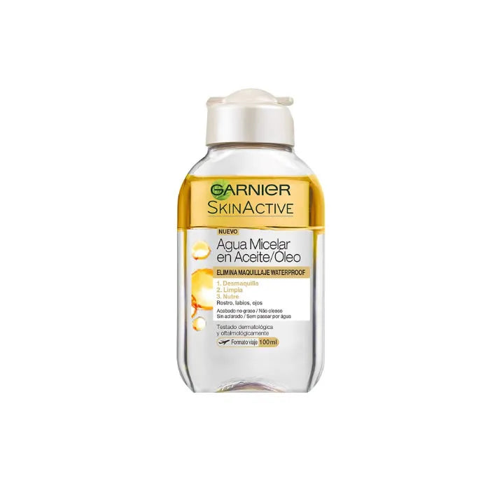 Garnier SkinActive Micellar Water Oil Waterproof 100ml - By Mio Perfumería