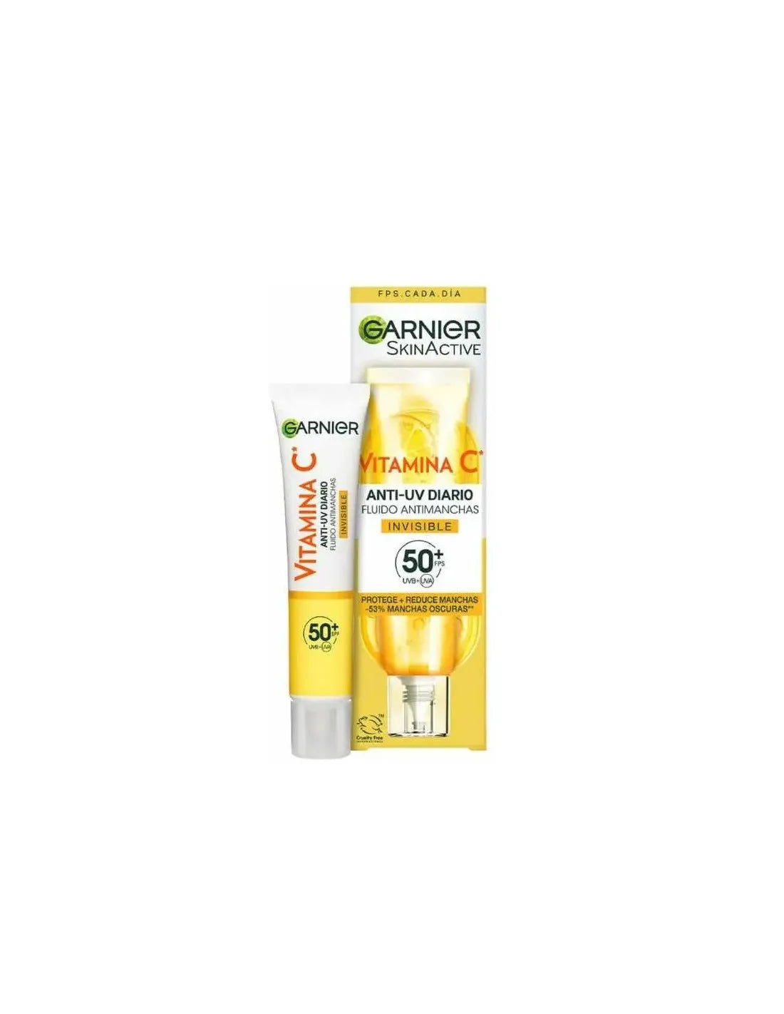 Garnier Skinactive Vitamina C Fluido Antimanchas Spf50 40ml - By Mio Perfumería