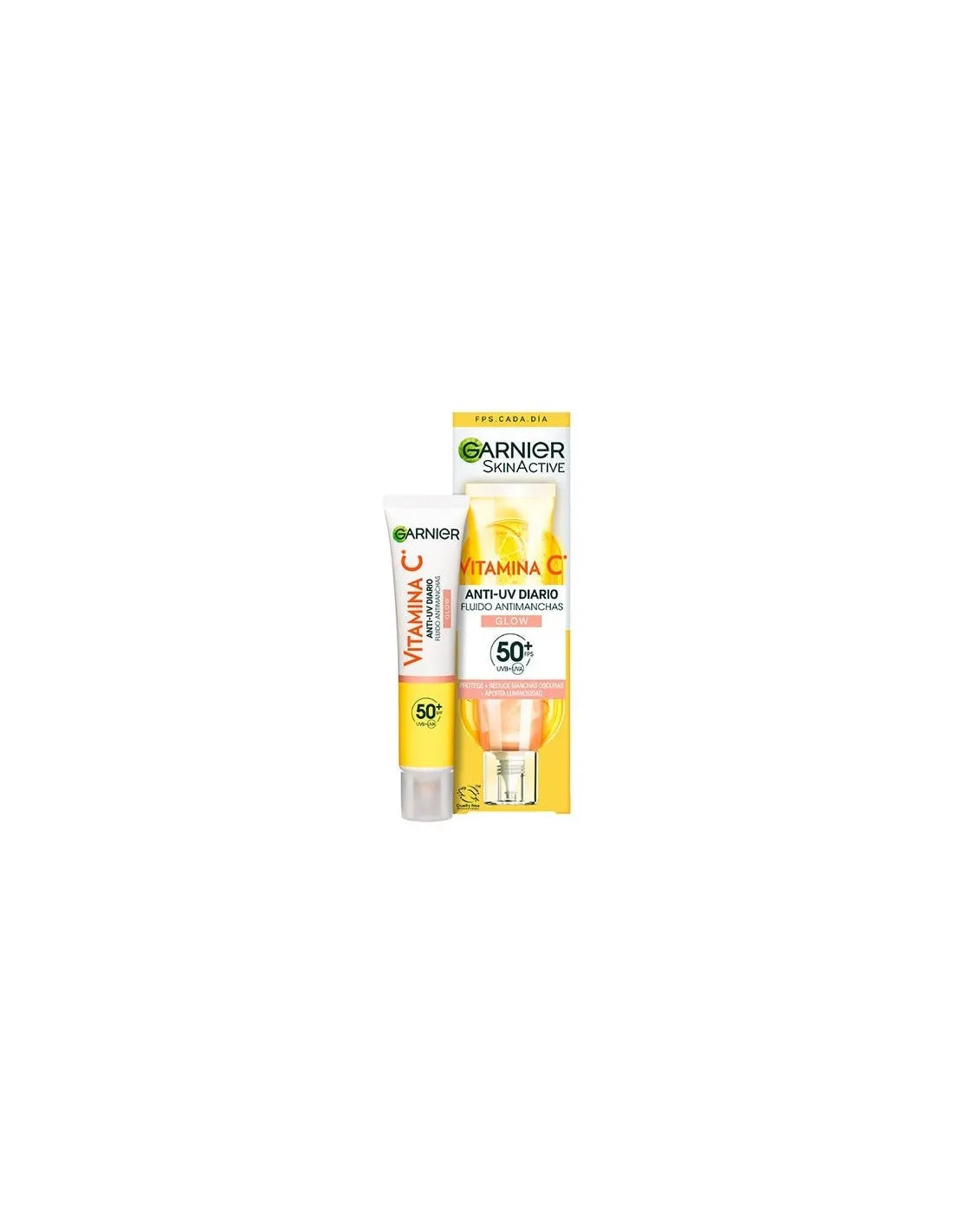 Garnier Skinactive Vitamina C Fluido Antimanchas Spf50 Glow 40ml - By Mio Perfumería