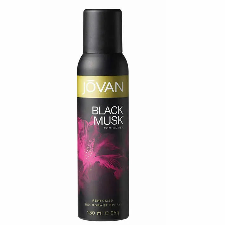 Jovan Black Musk Perfumed Deodorant Spray 150ml - By Mio Perfumería