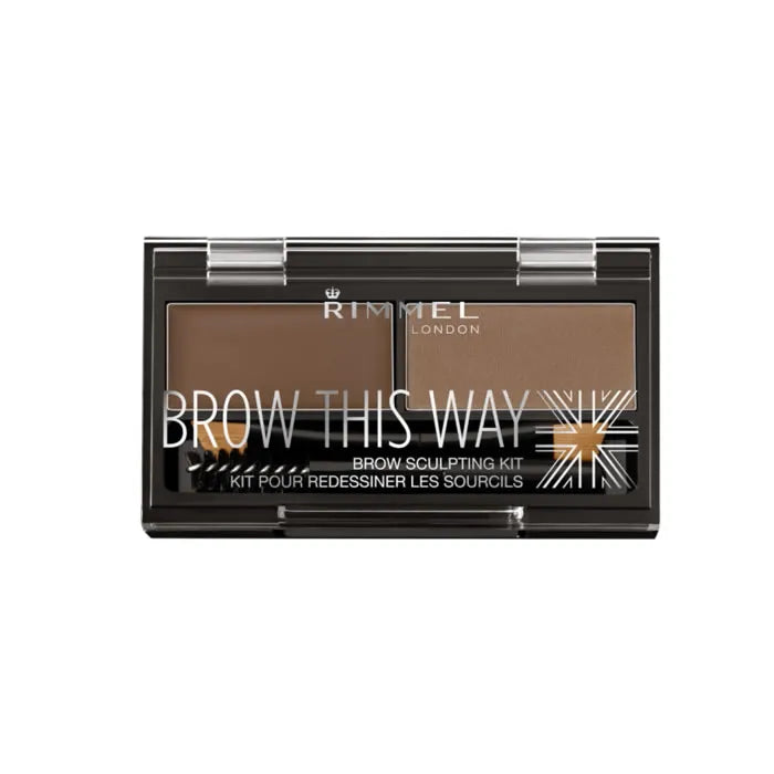 Rimmel Brow This Way Eyebrow Sculpting Kit 002 Mid Brown - By Mio Perfumería