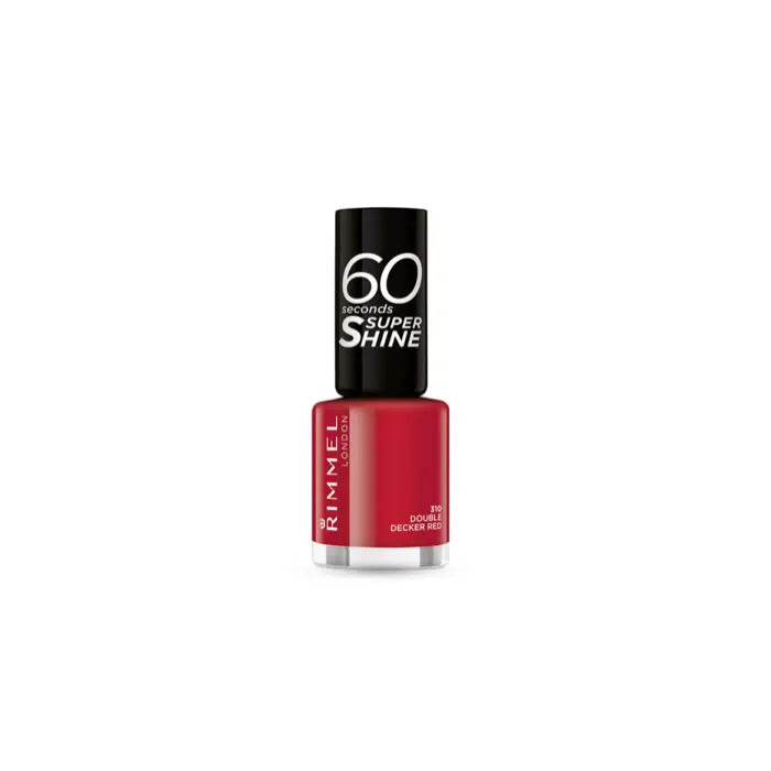 Rimmel 60 Seconds Super Shine 310 Double Decker Red - By Mio Perfumería