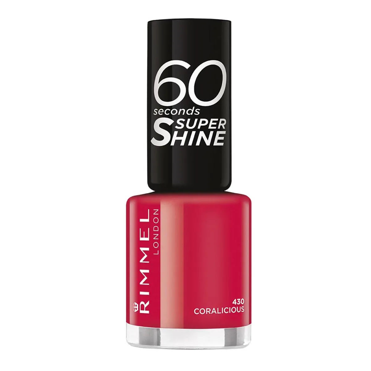 Rimmel London 60 Seconds Super Shine Nail Lacquer 430 Coralicious - By Mio Perfumería