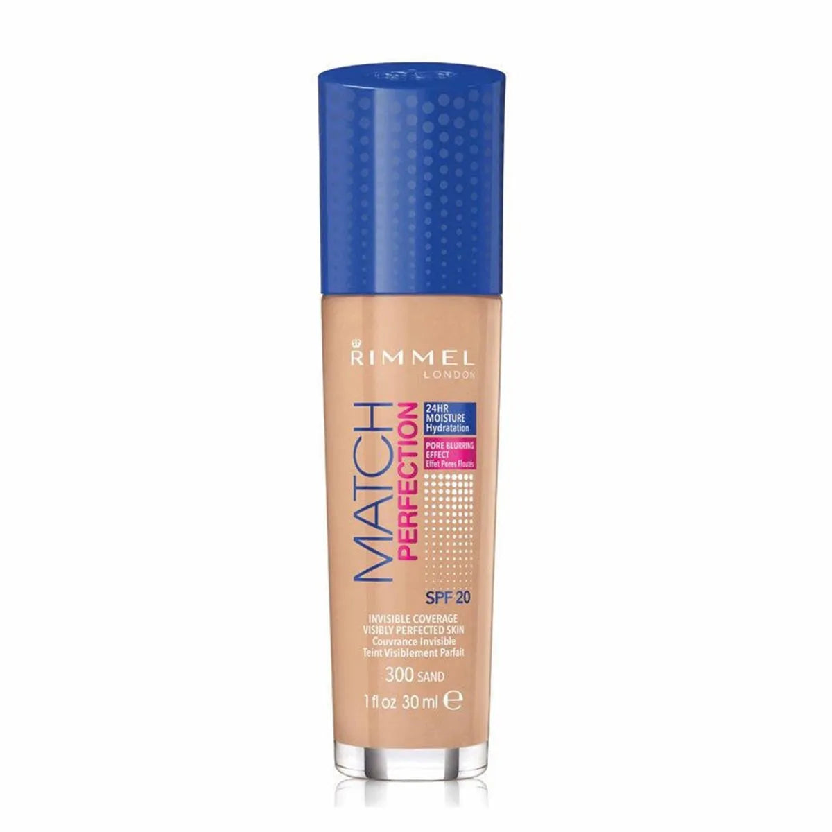 Rimmel London Match Perfection Spf20 300 Sand - By Mio Perfumería