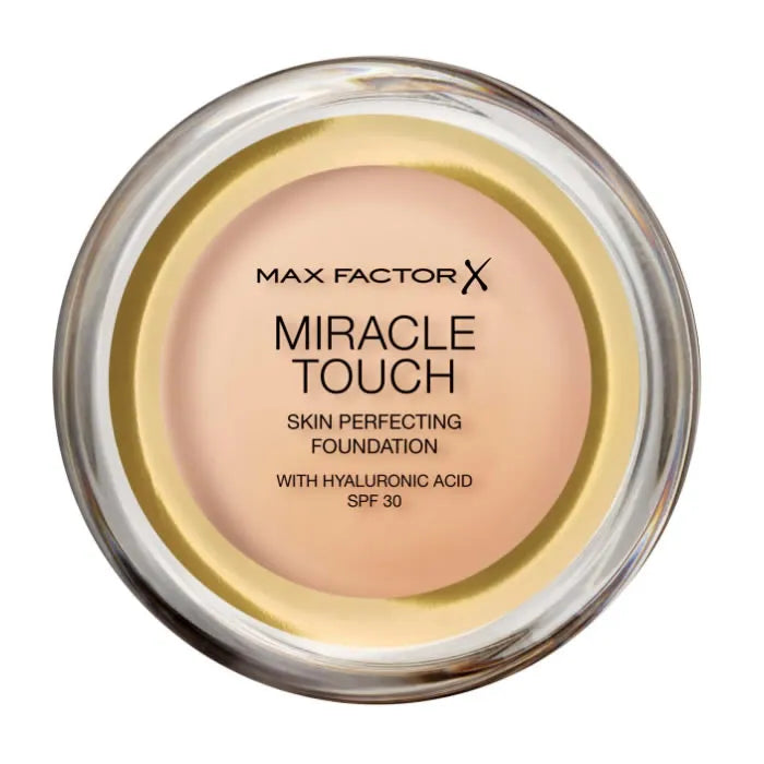 Max Factor Miracle Touch Skin Perfecting Foundation Spf30 085 Caramel - By Mio Perfumería