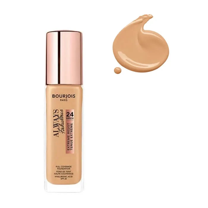 Bourjois Always Fabulous Foundation 24H Spf20 125 Ivory  30ml - By Mio Perfumería