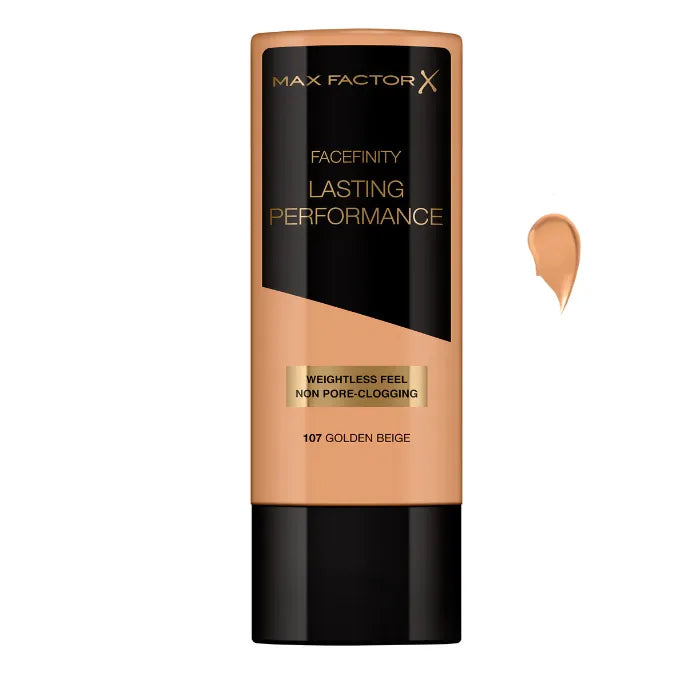Max Factor Facefinity Lasting Performance Liquid Foundation 107 Golden Beige - By Mio Perfumería