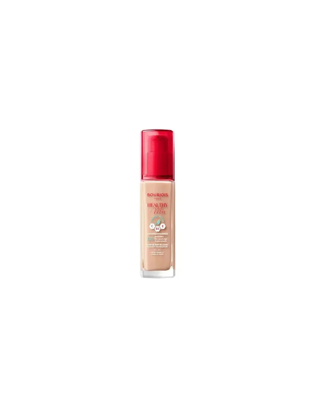 Bourjois Healthy Mix Radiant Foundation 515-Rose Vanilla 30ml - By Mio Perfumería