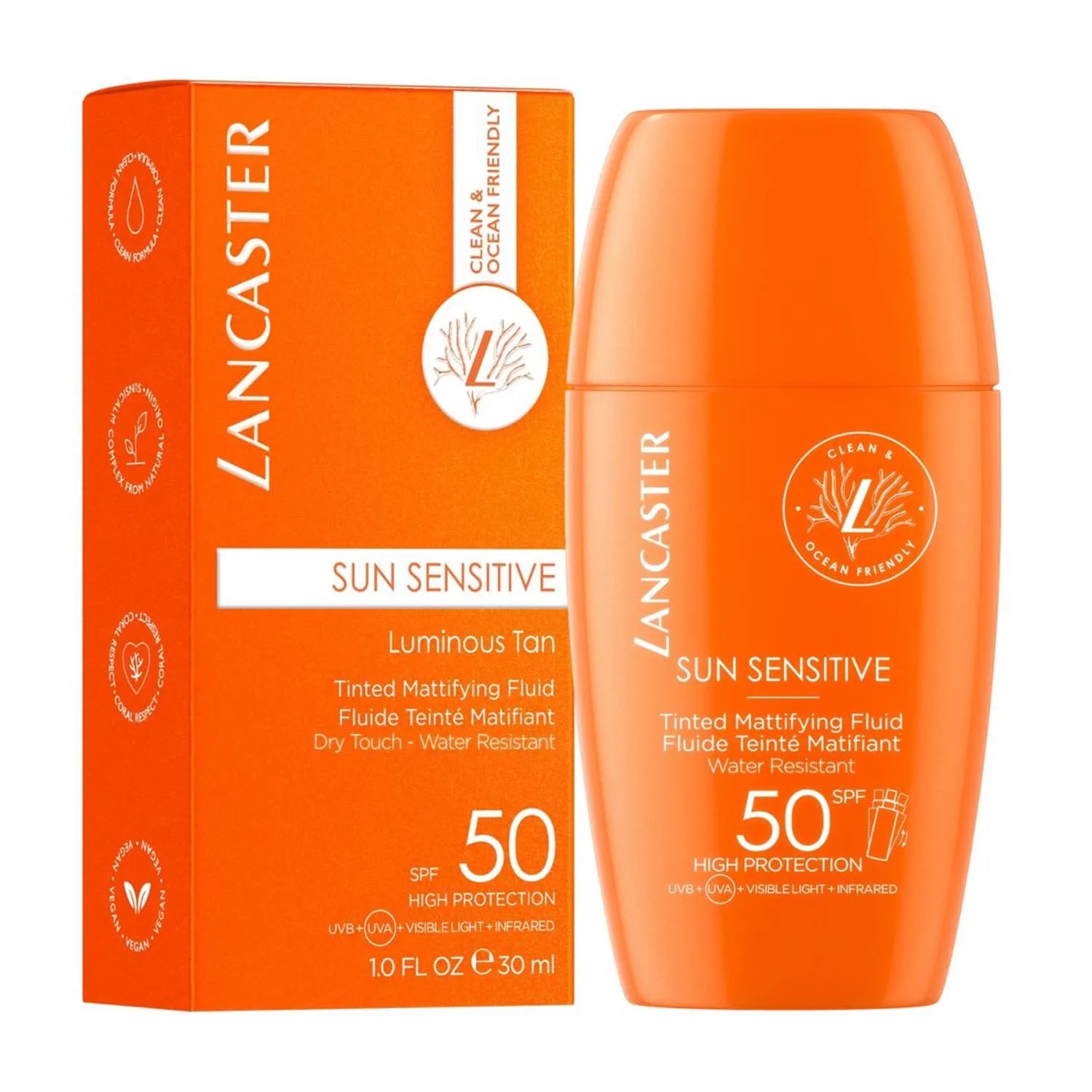Lancaster Sun Sensitive Fluido Bronceador Luminoso Spf50 30ml - By Mio Perfumería